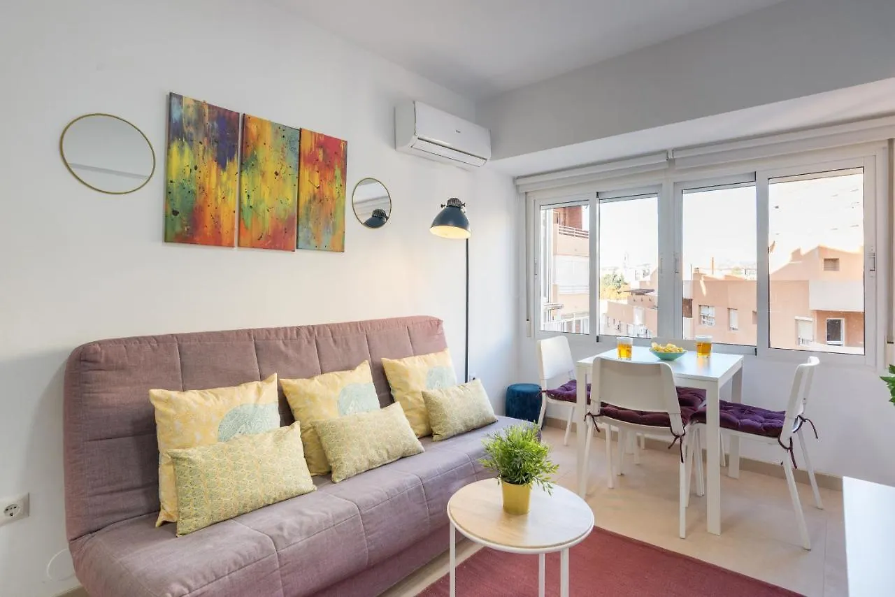 Mp7 Renovated Apartment Right On The Beach 700 Meters Away From Old Town Malaga Spain